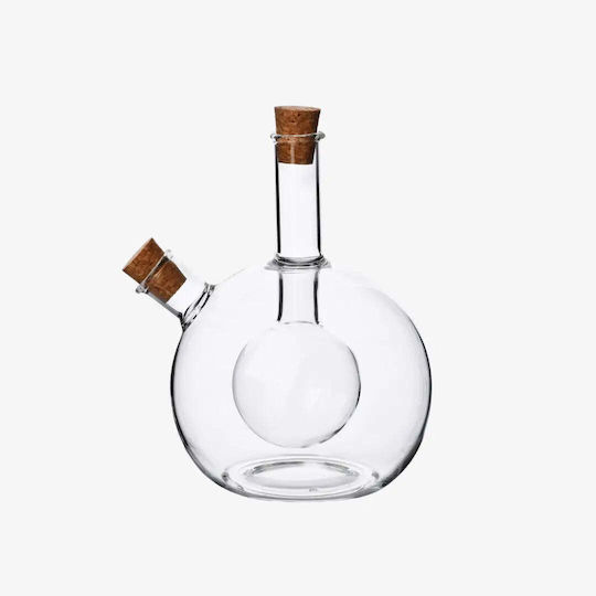 Phos & Gaia General Use Glass Jar with Lid Transparent 400ml