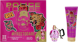 Set Police To Be Free To Dare Hydrating Body Lotion 100 Ml + To Be Free To Dare Eau De Parfum Women 40 Ml Set Police To Be Free To Dare Hydrating Body Lotion 100 Ml + To Be Free To Dare Eau De Parfum Women 40 Ml