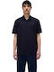 Polo Short Sleeve Blouse Navy Blue