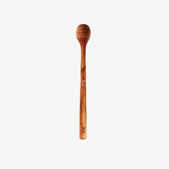 Phos & Gaia Wooden Brown Honey Spoon
