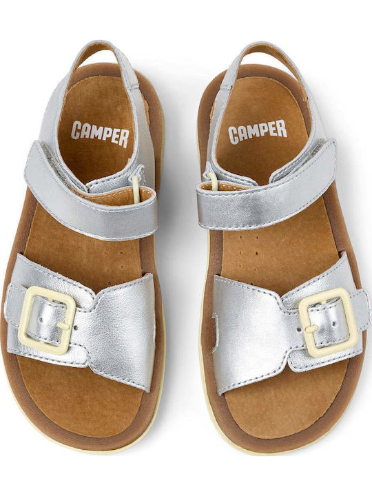 Camper Camper Kinder Sandalen Silber