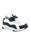 Kids Sneakers with Hoop & Loop Closure Blue