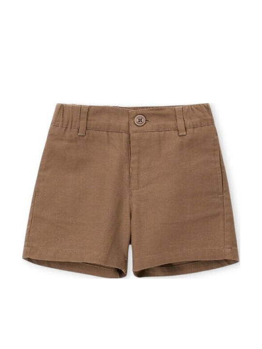 Kids Shorts Bermudas Fabric Light Brown