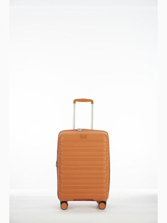 Verage Spinner Cabin Hard Suitcase Orange with 4 Wheels Height 55cm