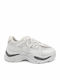 Sneakers Chunky Pentru Femei Albe