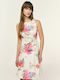 Summer Midi Dress for Wedding - Christening Pink