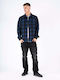 Μακρυμάνικo Overshirt Indigo 21-200249-702