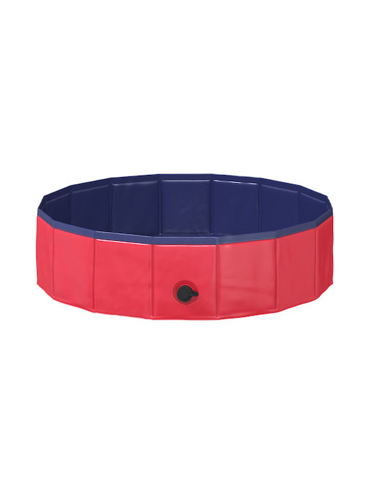 vidaXL Piscină Pentru Câini 80 cm Roșie