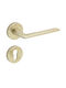 Convex Middle Door Lever With Rosette Pair Mat