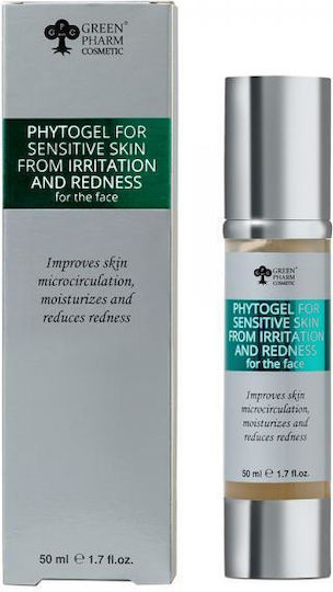 Green Pharm Cosmetic Phyto Gel For Sensitive Skin Against Irritations And Redness Face Gel 50ml