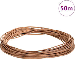 vidaxl Leder Schnürsenkel Braune Ø2,5 mm x 5 m ...