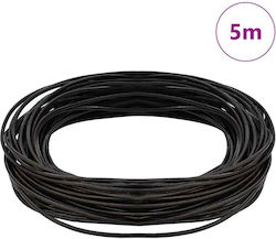 Vidaxl Dark Brown Leather Cord Ø1 mm X 5 m Leather