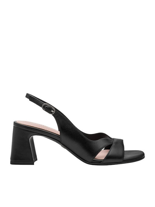 Leather Sandals Black