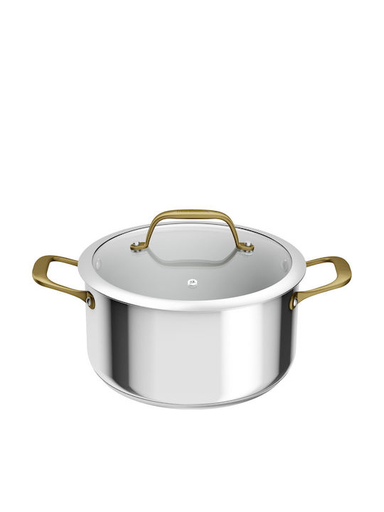 Tefal Дълбока Неръждаема Тенджера 5.4л 24см