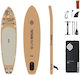 Homeone Φουσκωτή Σανίδα SUP με Μήκος 3.2m Μπεζ