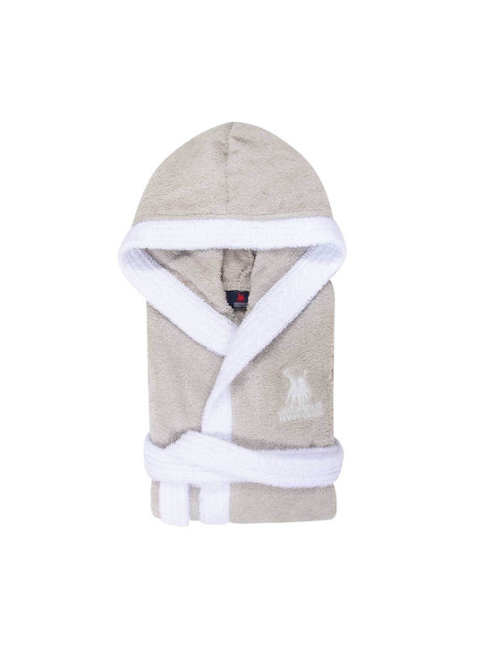 Greenwich Polo Club Kids Bathrobe 8622 Gray Hooded