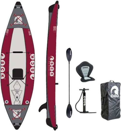 SCK NAVALE 1 0202-9549 Plastic Sea Kayak 1 Person Red