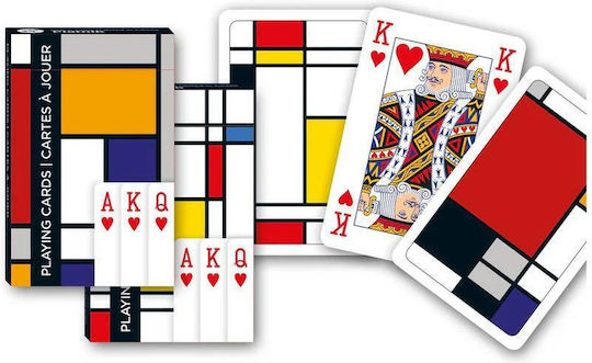 Piatnik Squares Bridge Size Playing Cards Orange Color