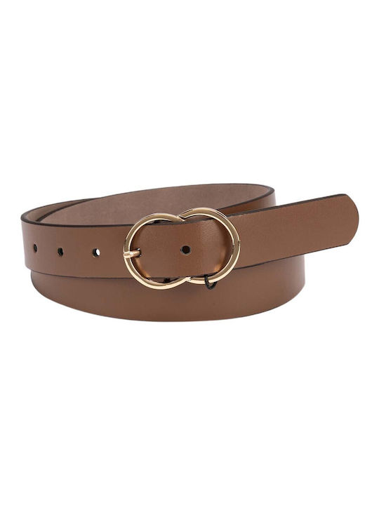 MORE & MORE Leder Damen Gürtel Tabac Braun