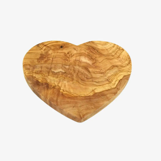 Wooden Olive Heart Cutting Handmade Finish Pgsi0147