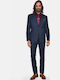 Winter Men's Suit with Slim Fit Blue