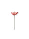 Decorative Flower Tulip Paper Iron Pink 16 X H75 Cm