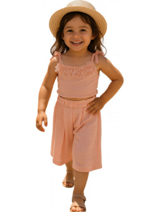 Serafino Serafino Kinderhosen Set in Orange