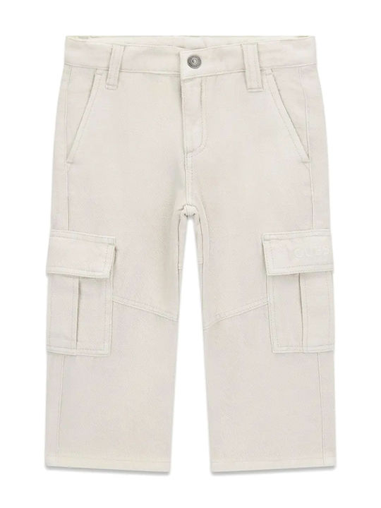 Guess Kids Cargo Trousers Muted Stone