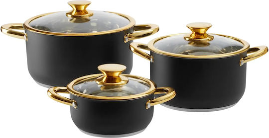 Ambition Royal Töpfe Set aus Rostfreiem Stahl 3-tlg