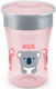 Nuk Baby- und Kleinkindbecher Cup Evolution Magic aus Kunststoff Rosa 230ml für 8 Monate+