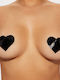 Kinksters Heart Nipple Covers Μαύρα