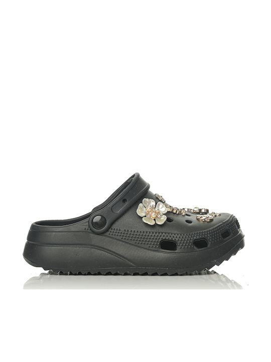Save Your Feet Women Anatomic Black Clogs
