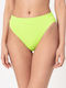 Bikinihosen Slip Hohe Taille Hellgrün Offen