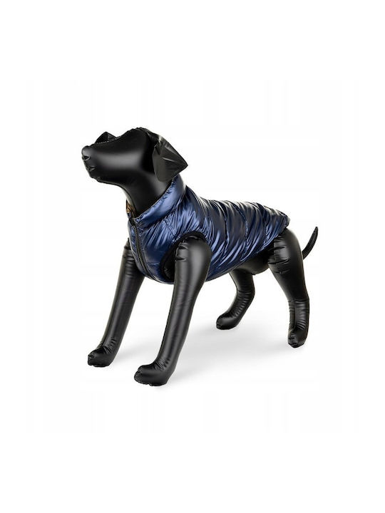 Jacket Dog Navy Blue Gold Reversible Size Xs 30