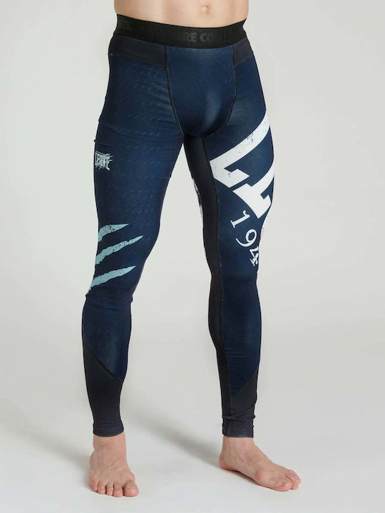 Leone 1947 Long Men's Martial Arts Leggings Blue