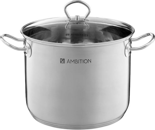 Ambition Acero Ανοξείδωτη Κατσαρόλα Μαρμίτα 19lt / 32cm