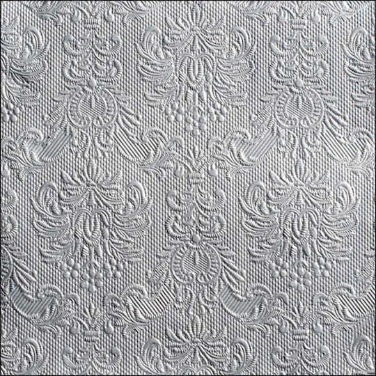 Ambiente Silberne Party-Servietten 33x33cm