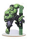 Handmade Scented Candle Boy Wooden Base Hulk