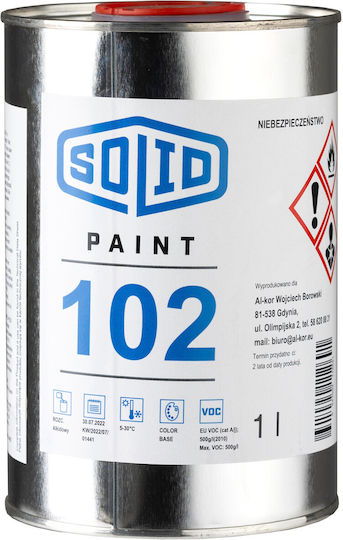 Solidpaint 102 Rustproof Paint Anti-corrosion Metal Iron 1 L Ral 3000