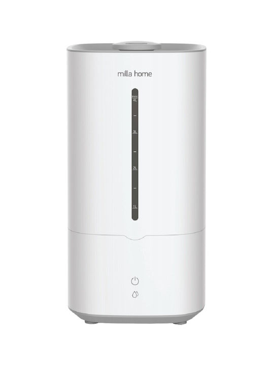 Milla Home Led Συσκευή Αρωματοθεραπείας Υπερήχων με Χρονοδιακόπτη Λευκή