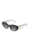 Furla Furla Women's Sunglasses with Black Horn-Rimmed Frame and Black Lenses FU976