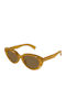 Ysl Unisex Ochelari de Soare cu Ramă Galbenă și Lentilă Galbenă