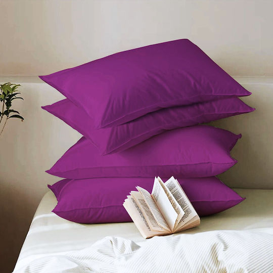 Kotonia Home Module Fete de Pernă Cu Plic De Acoperire Violet 50x70cm
