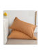 Kotonia Home Σετ Μαξιλαροθήκες με Φάσα Cocoa 40x40εκ.