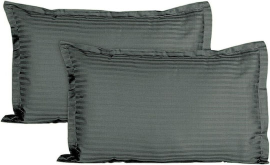 Kotonia Home Module Fete De Pernă Cu Plic De Acoperire Anthracite Gri 50x70cm
