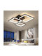 Alista Home Ceiling Light Black with Integrated LED and Remote Control