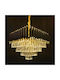 Alista Home Candelabru 8xE14 Ø48cm cu Cristale Auriu AT1CT-IM1P-HT2L-CC900/500PBK