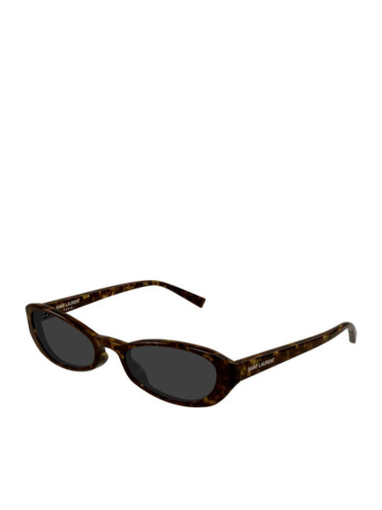 Ysl Unisex Γυαλιά Ηλίου με Γκρι Κοκκάλινο Σκελε...
