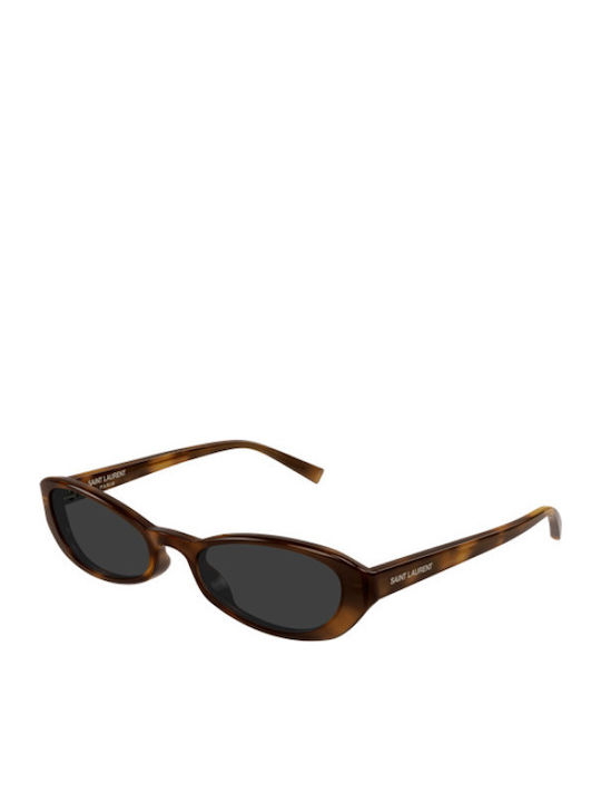 Ysl Unisex Γυαλιά Ηλίου με Γκρι Κοκκάλινο Σκελε...