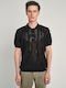Polo Blouse Black 64-207.055.N0090